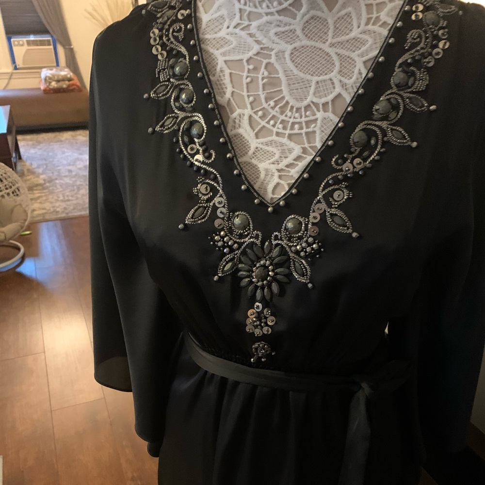 Black and white dress